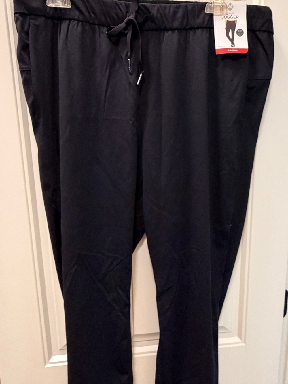 Member’s Mark Everyday Black Jogger Pants with Drawstring Waist